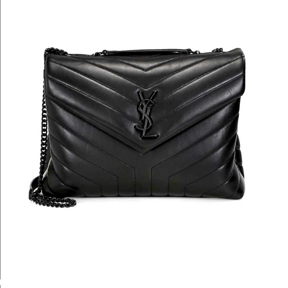 Saint Laurent Loulou Medium Chain Shoulder Bag